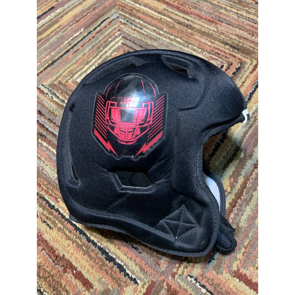 Rocksolid Sz Youth Med Black Soft Shell Padded Flag Football Helmet